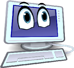 computer a logo medium