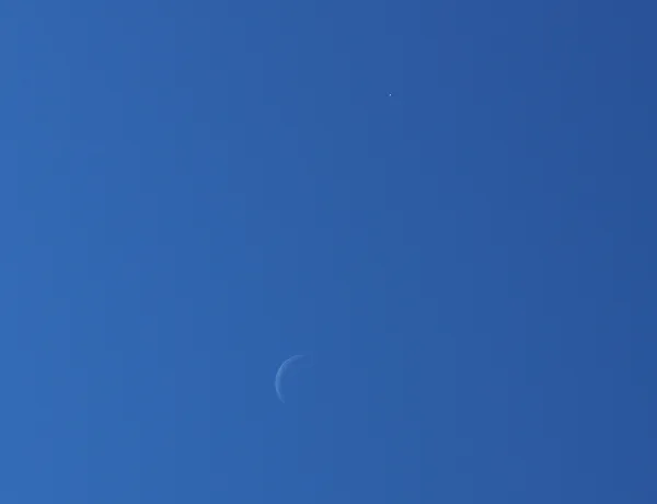 Daylight Moon with Venus