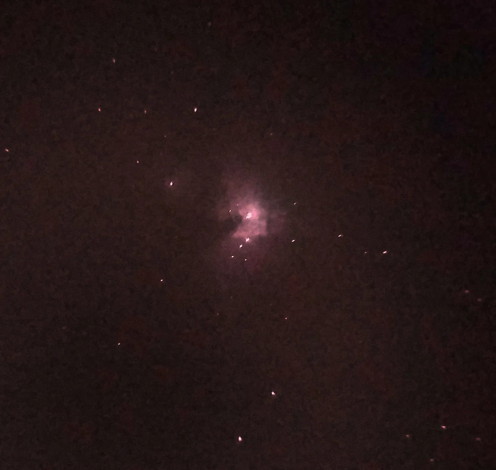 The Orion Nebula via Smartphone