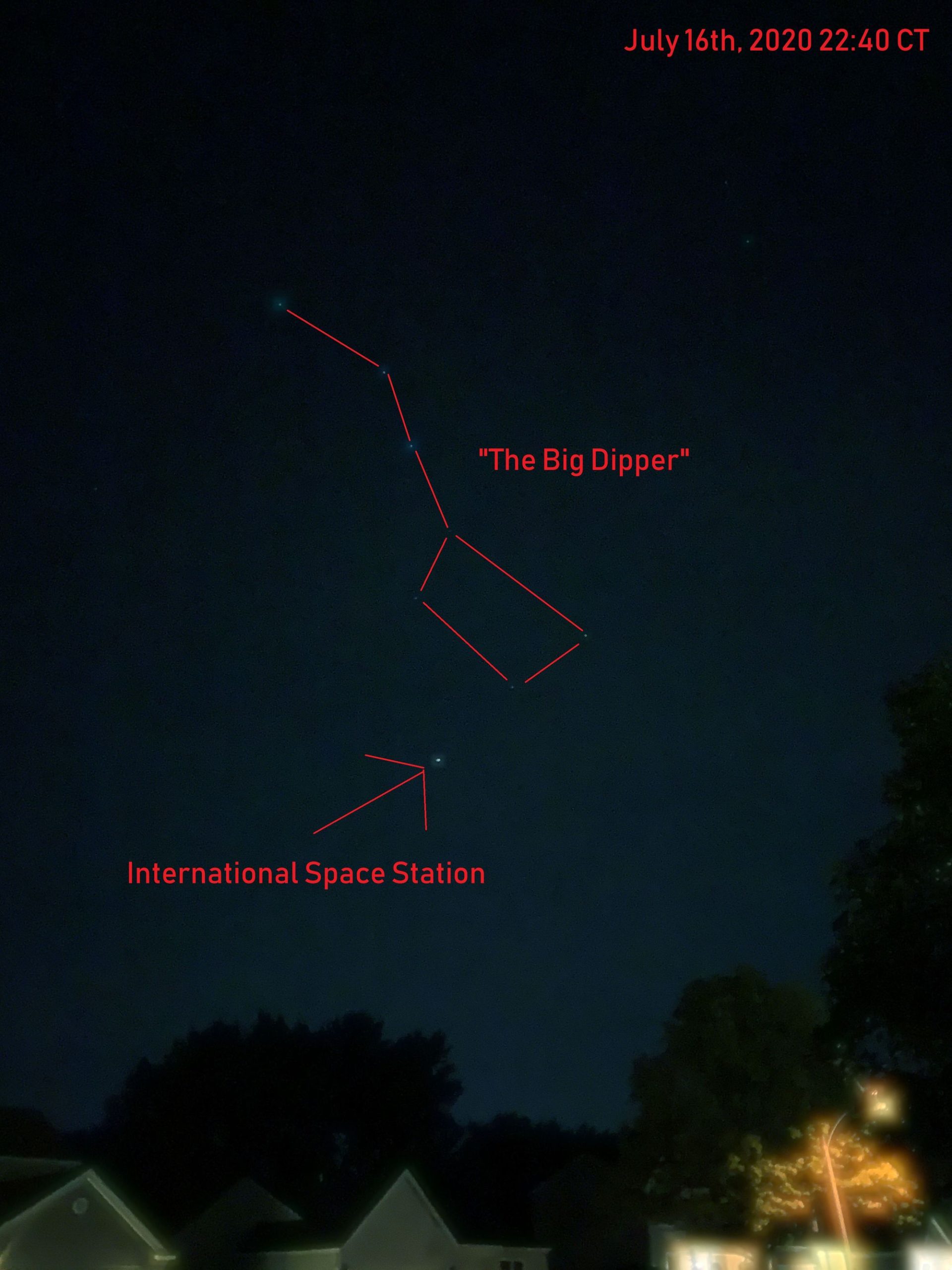 ISS Under the Dipper