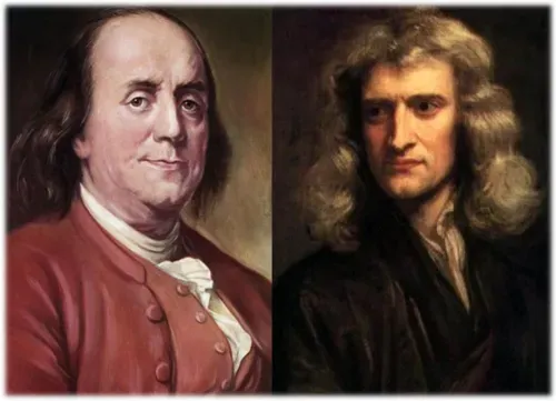 When Franklin Almost Met Newton