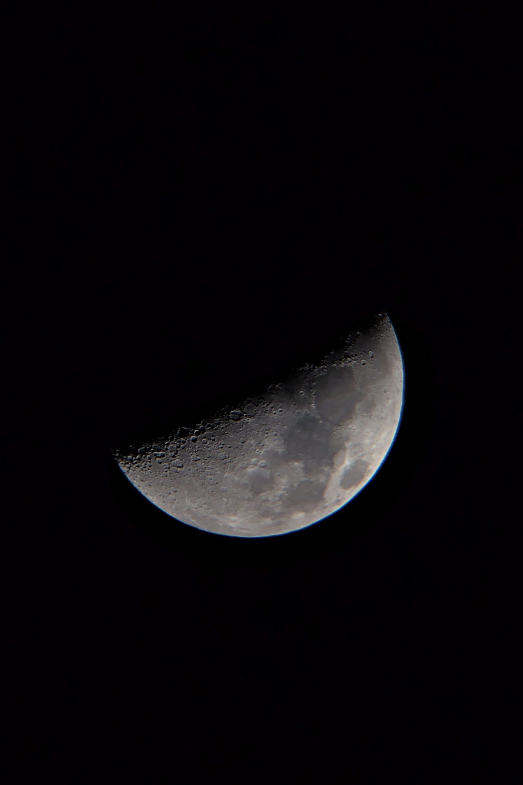 Vernal Equinox Moon, Spring 2021, via iPhone