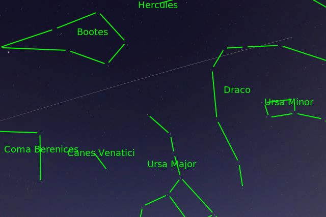 More ISS, with Annotated Constellations