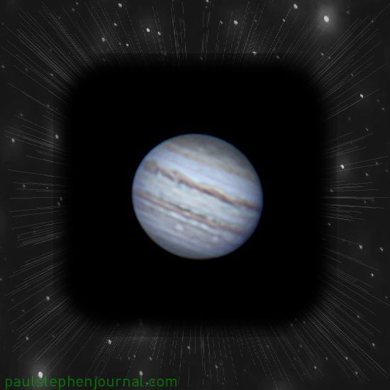 Jupiter Through a Dobsonian Telescope