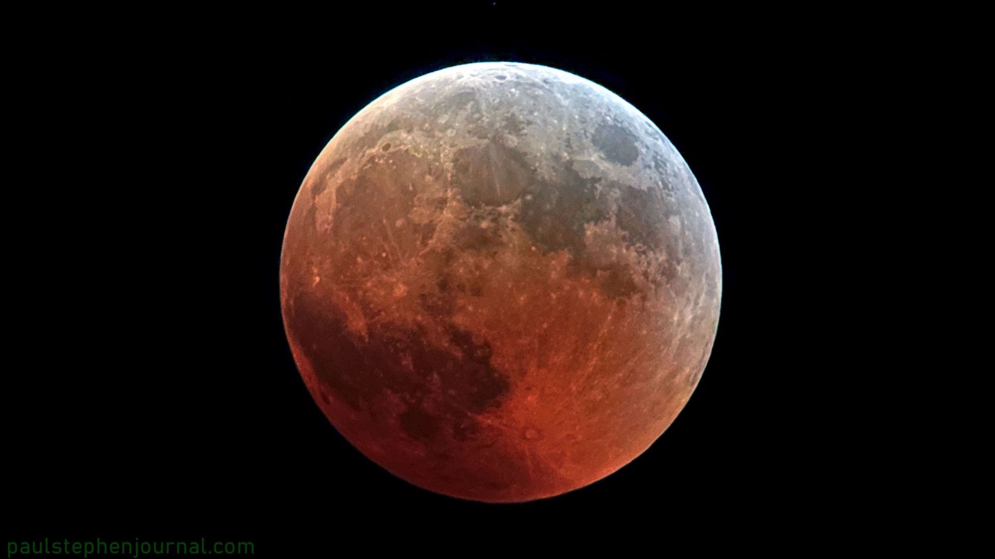 Lunar Eclipse through iPhone 14 Pro, November 2022