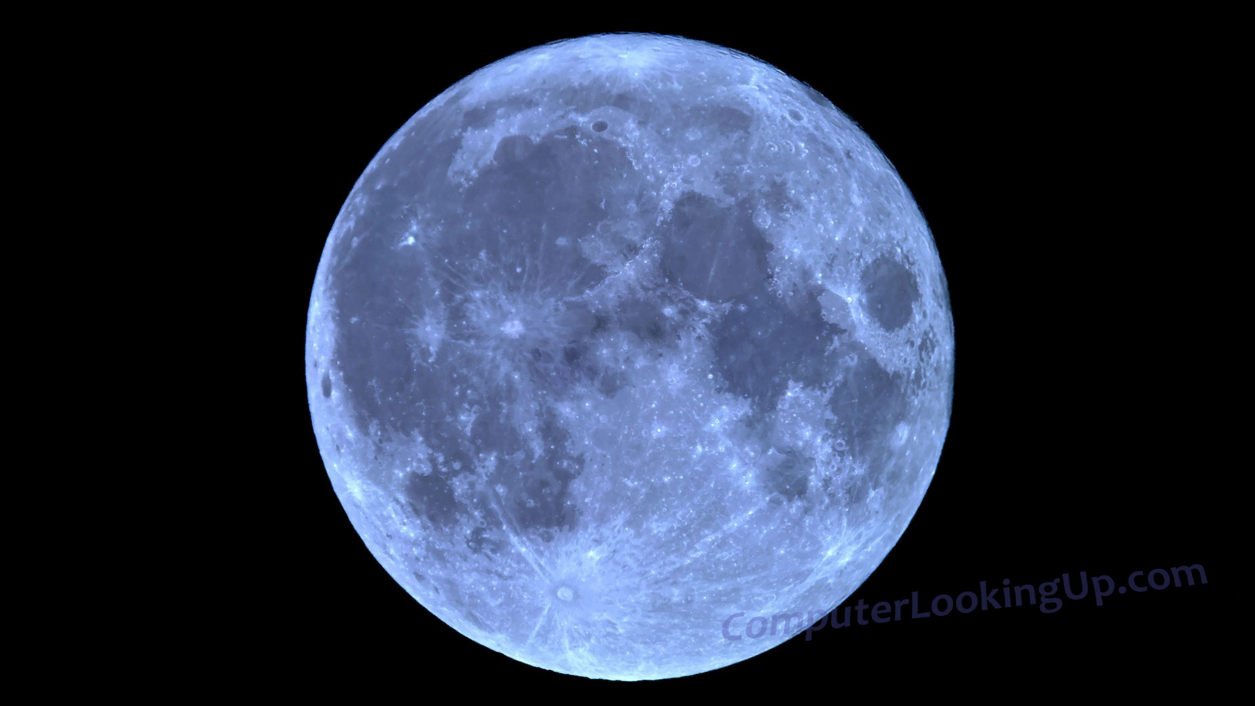 A Blue Moon with a Touch of Blue!