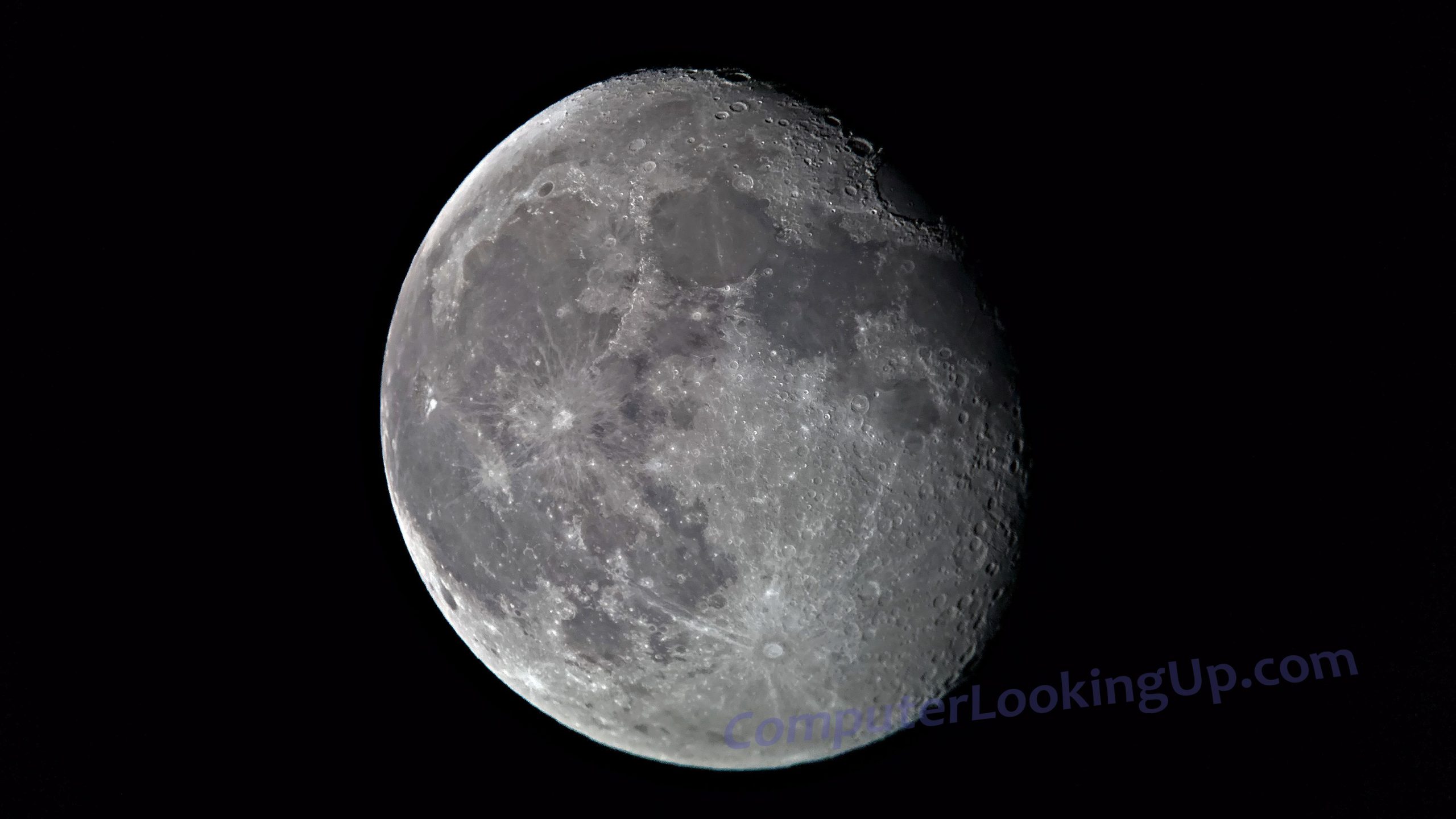 The 90% Waning Gibbous Moon, October 2023