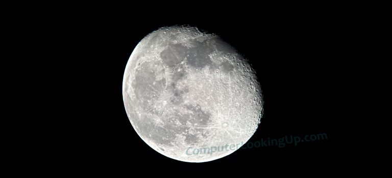 Last Call of 2023: 89.5% Waning Gibbous Moon