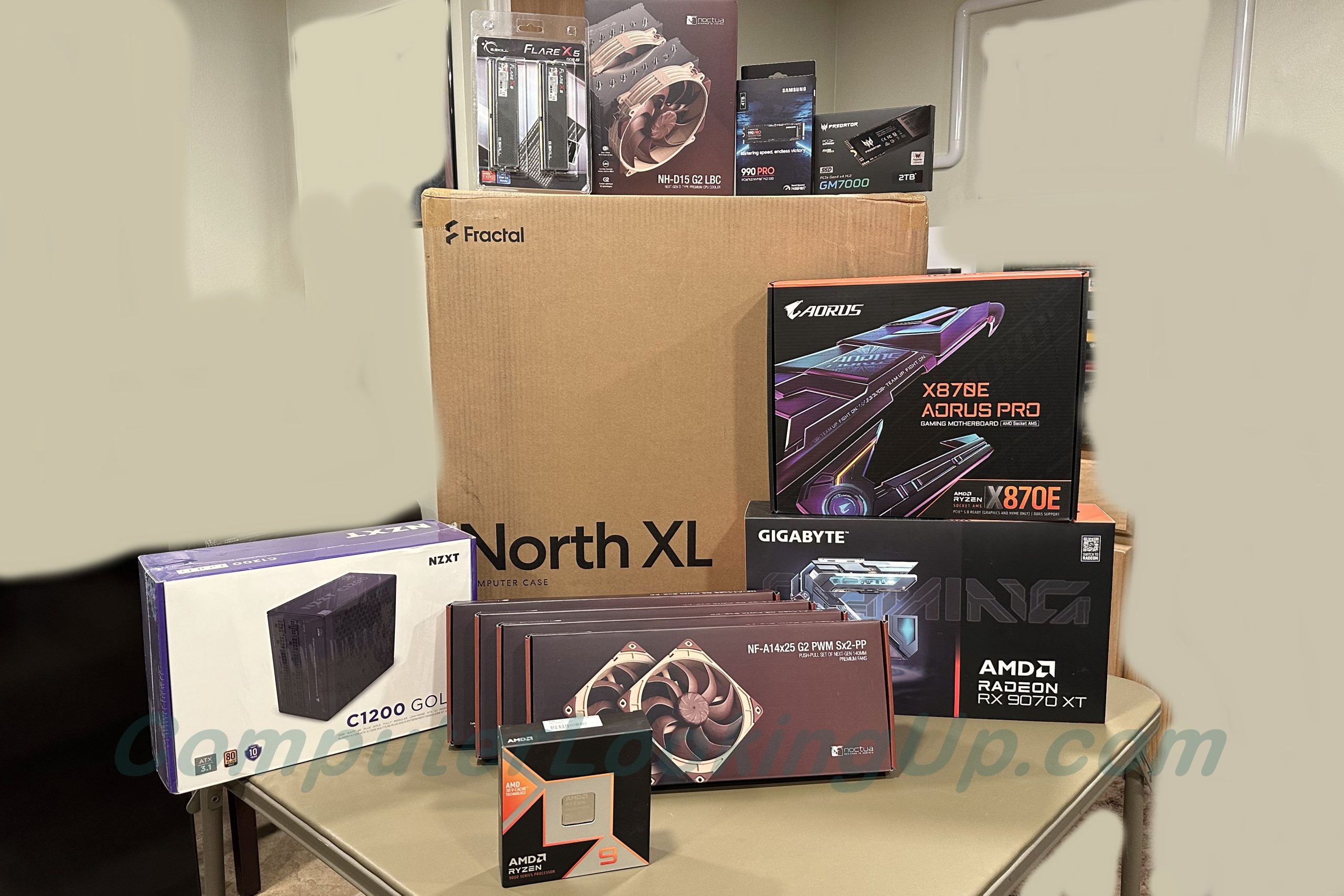 Project Monolith - My 2025 Dual-Boot PC - Computer Looking Up